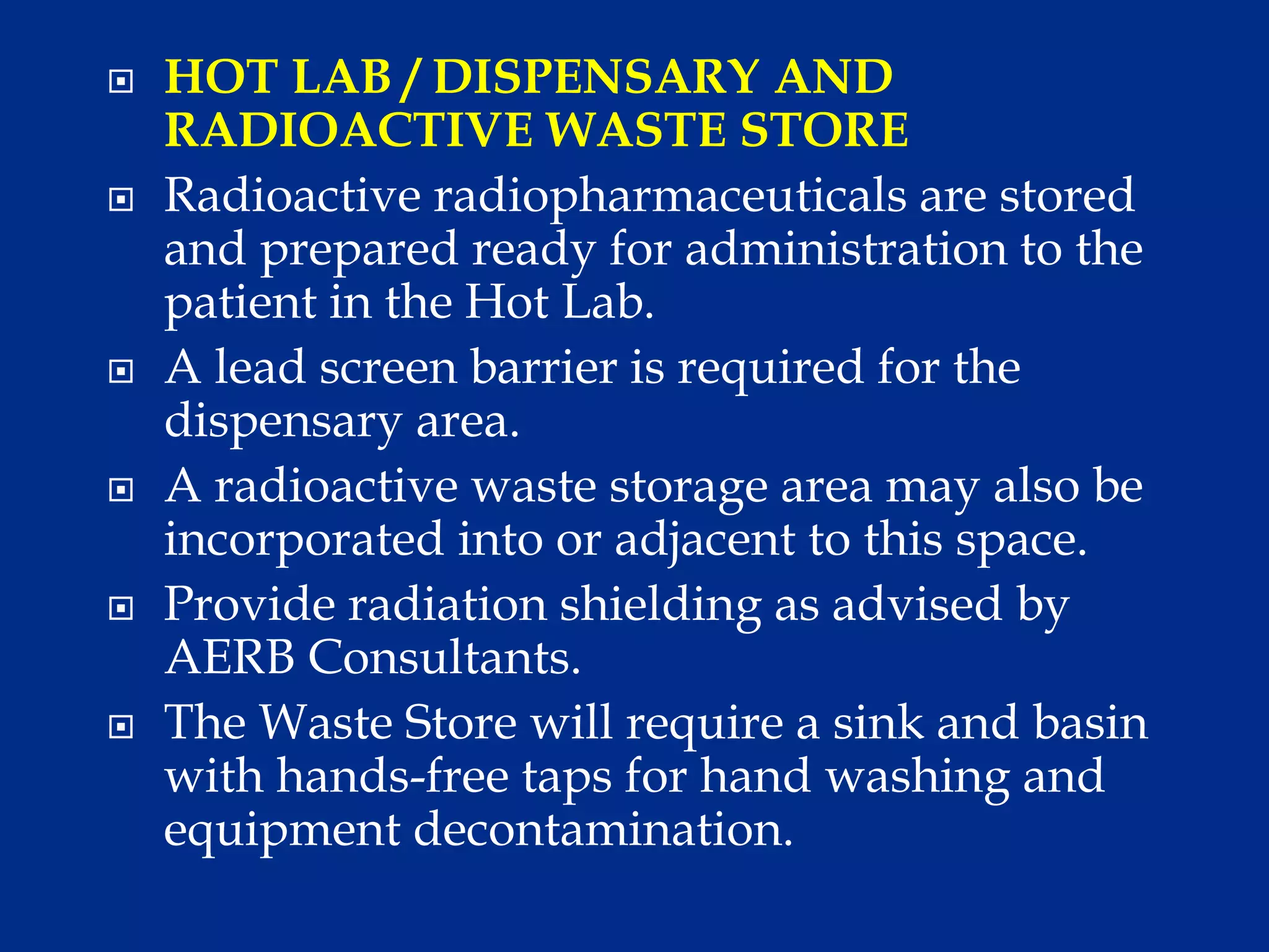 Planning of Nuclear Medicine Facility | PPTX