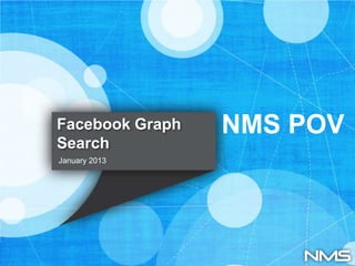 Facebook Graph   NMS POV
Search
January 2013
 