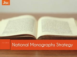 15.11.2013

National Monographs Strategy

 