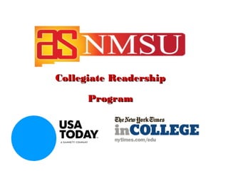 Collegiate ReadershipCollegiate Readership
ProgramProgram
 