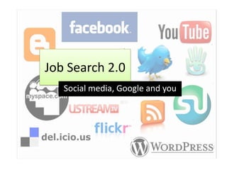 Job Search 2.0 Social media, Google and you 