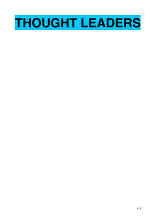 THOUGHT LEADERS




              115
 