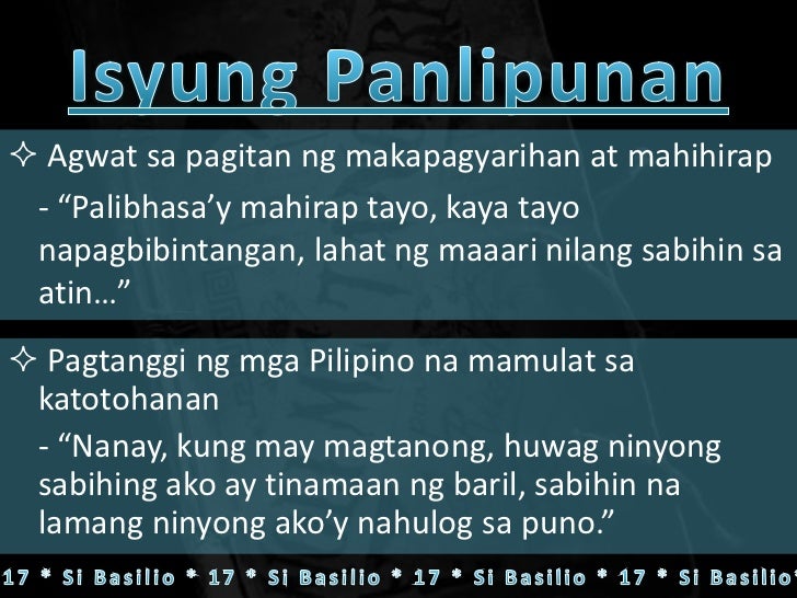 Ano Ang Isyung Panlipunan Sa Noli Me Tangere | isyungbabe