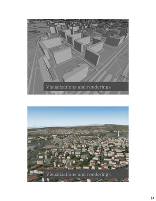 osm
Visualizations and renderings




          osm
Visualizations and renderings




                                14
 
