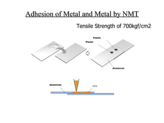 Adhesion of Metal and Metal by NMT Tensile Strength of 700kgf/cm2 