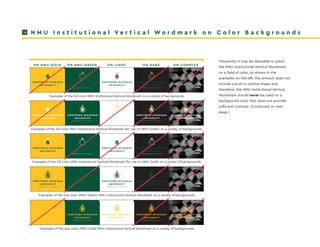 Nmu Lettering Pdf NMU Institutional Brand Standardsjjg heh | PDF