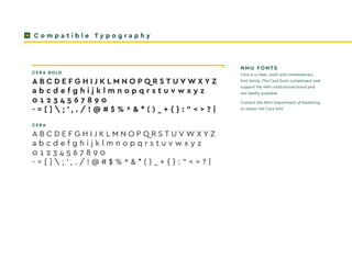 Nmu Lettering Pdf NMU Institutional Brand Standardsjjg heh | PDF