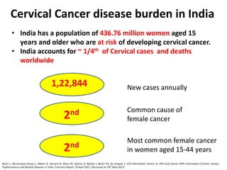 Cervical Cancer Prevention UPDATE ON H.P.V. vaccination | PDF