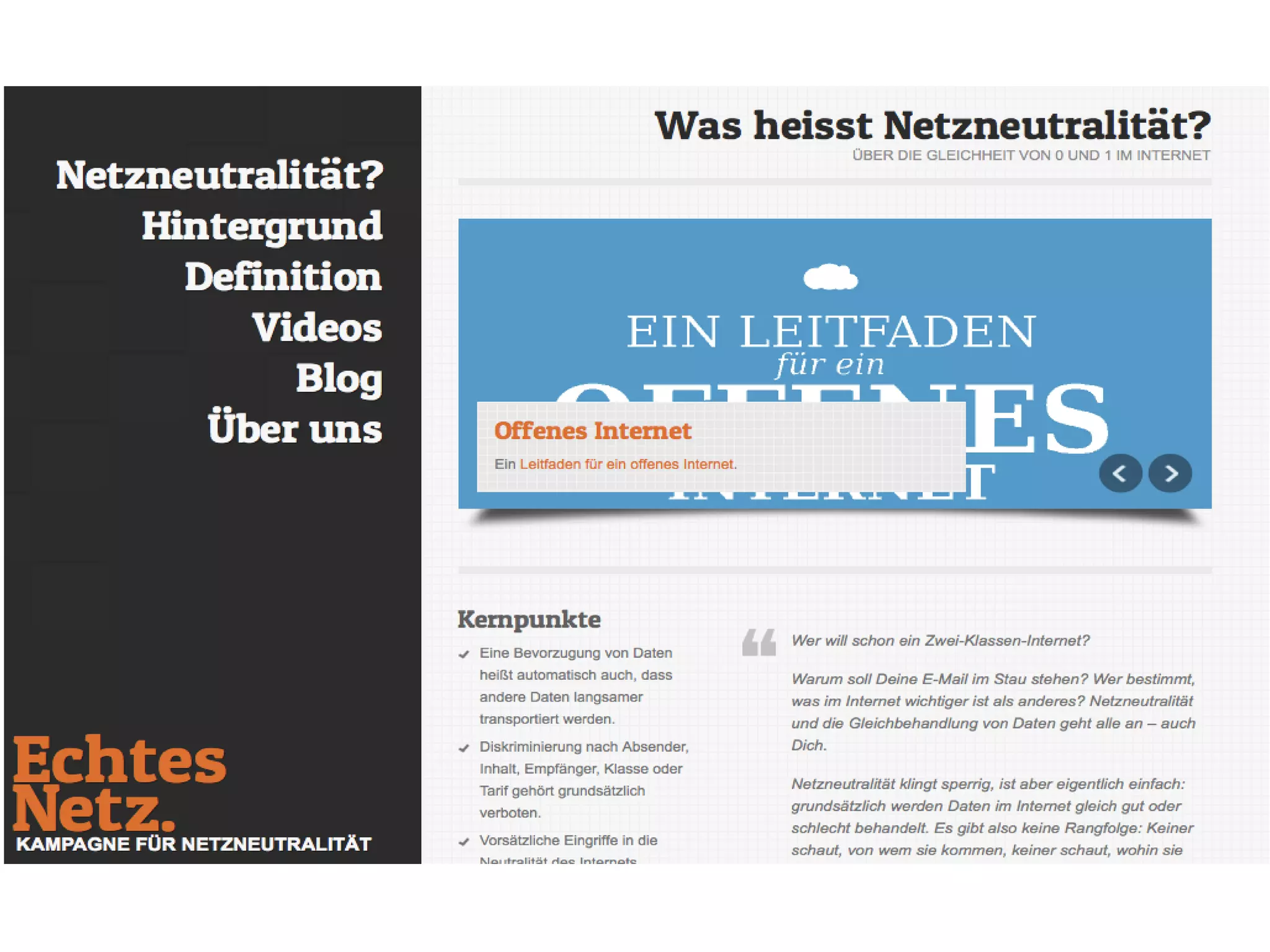 Net neutrality - State of play in the EU