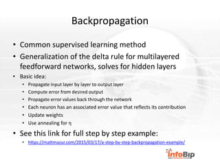 Value Propagate Examples Machine learning with neural networks | PPTX