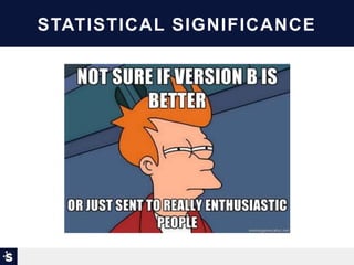 STATISTICAL SIGNIFICANCE
 