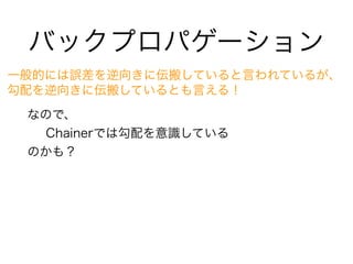 Хåץѥ`
ʤΤǡ
ChainerǤϹRƤ
Τ⣿
һĤˤ`򤭤ˁᤷƤԤƤ뤬
򤭤ˁᤷƤȤԤ룡
 