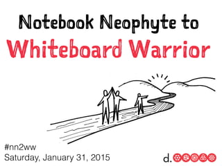 #nn2ww
Saturday, January 31, 2015
Notebook Neophyte to
Whiteboard Warrior
 