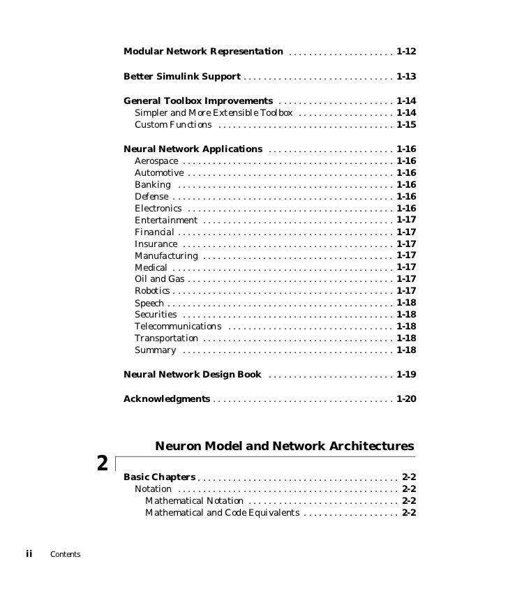 Neural Network Toolbox MATLAB neural-network-toolbox-matlab