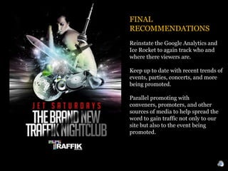 CRUNCHY NUMBERSA whole 78 viewers saw our page. This blog was viewed about 110 times this semester by unique and repeat viewers. Every week there was a new post growing the total archive of this blog to 10 posts in total. There were on average 3 photos per post, plus a video with each. The busiest post of the semester was the most recent one done on “Diddy+Dirty Money” After party. By this point we were comfortable with the different social media tips and tricks and knew what worked and what didn’t.