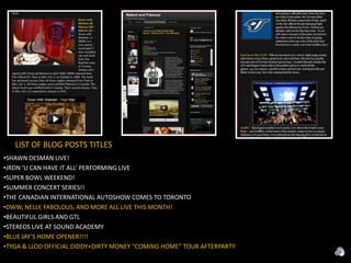    Notification on big weekend events