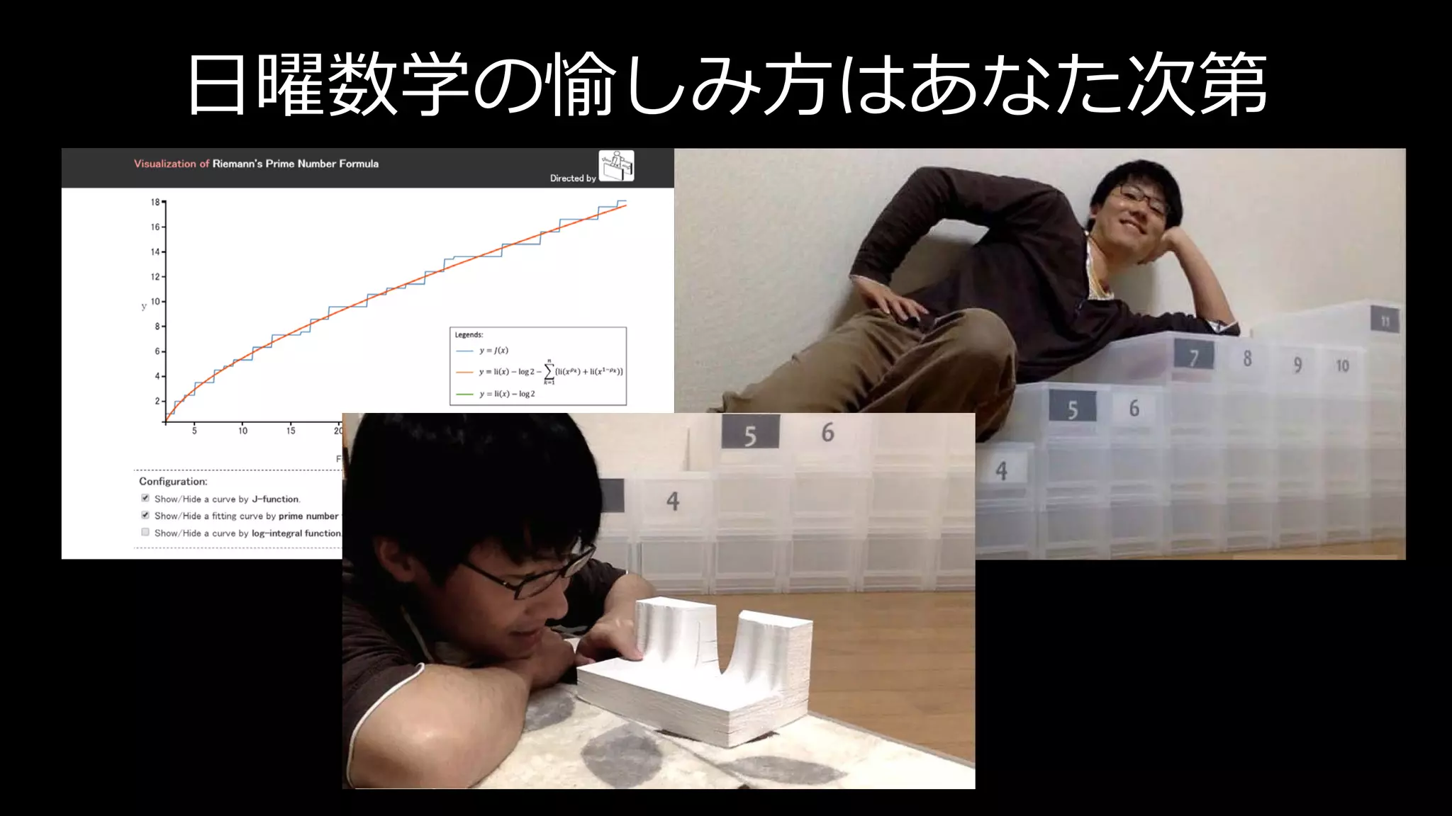 日曜数学の愉しみ方はあなた次第
 