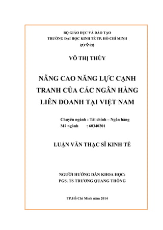 Nâng cao năng lực cạnh tranh của các Ngân hàng liên doanh tại Việt Nam.pdf