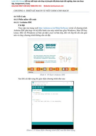 ĐỒ ÁN ỨNG DỤNG ARDUINO ĐỂ ĐO NHỊP TIM, SP02, NHIỆT ĐỘ CƠ THỂ- HIỂN THỊ ...