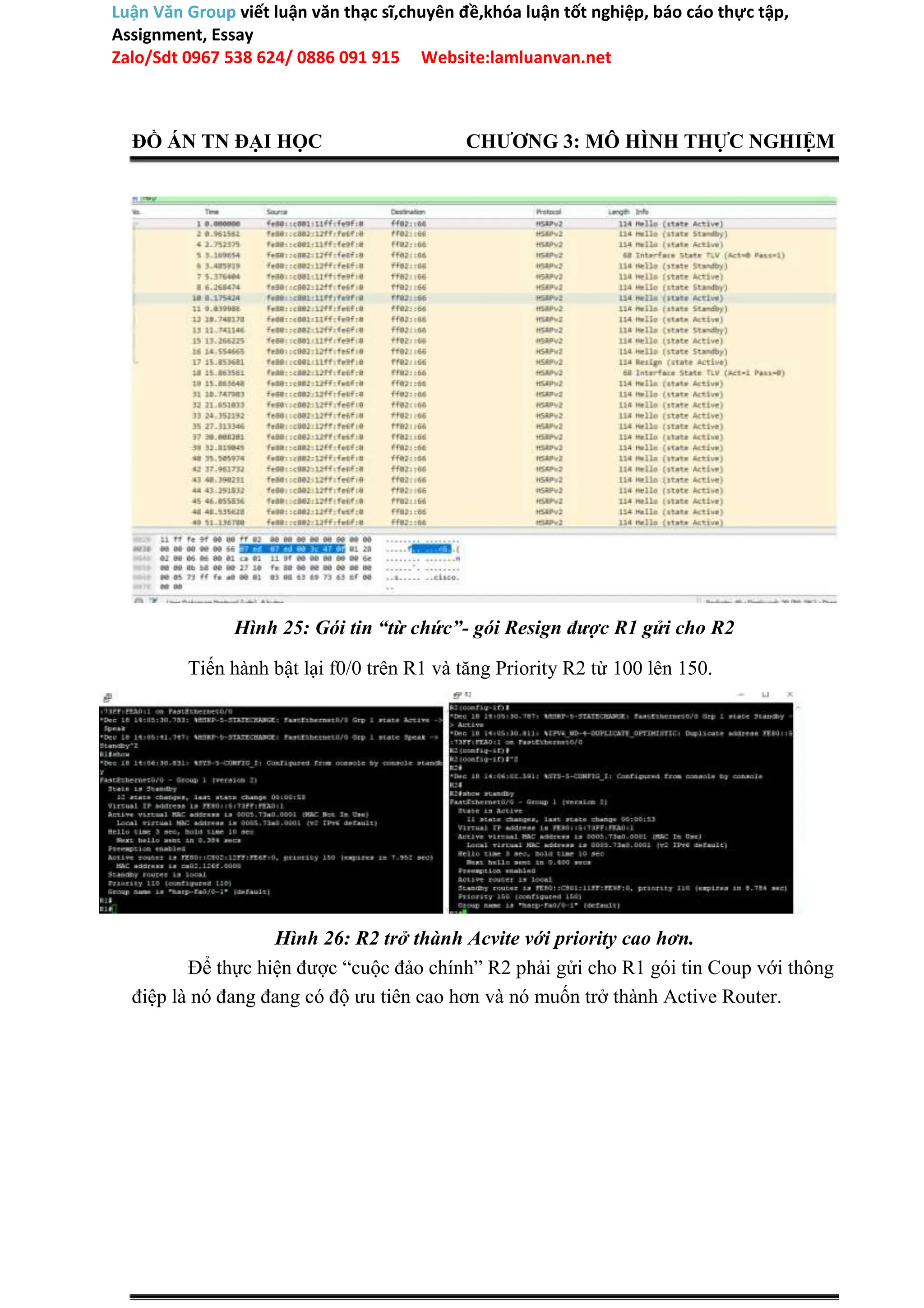 Đồ án Nghiên cứu và triển khai giải pháp nâng cao tính sẵn sàng cho hệ  thống mạng doanh nghiệp trên IPv6 | DOC