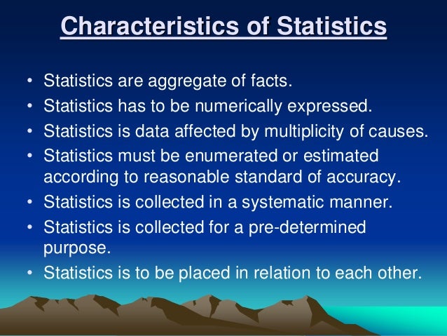 Introduction to Statistics