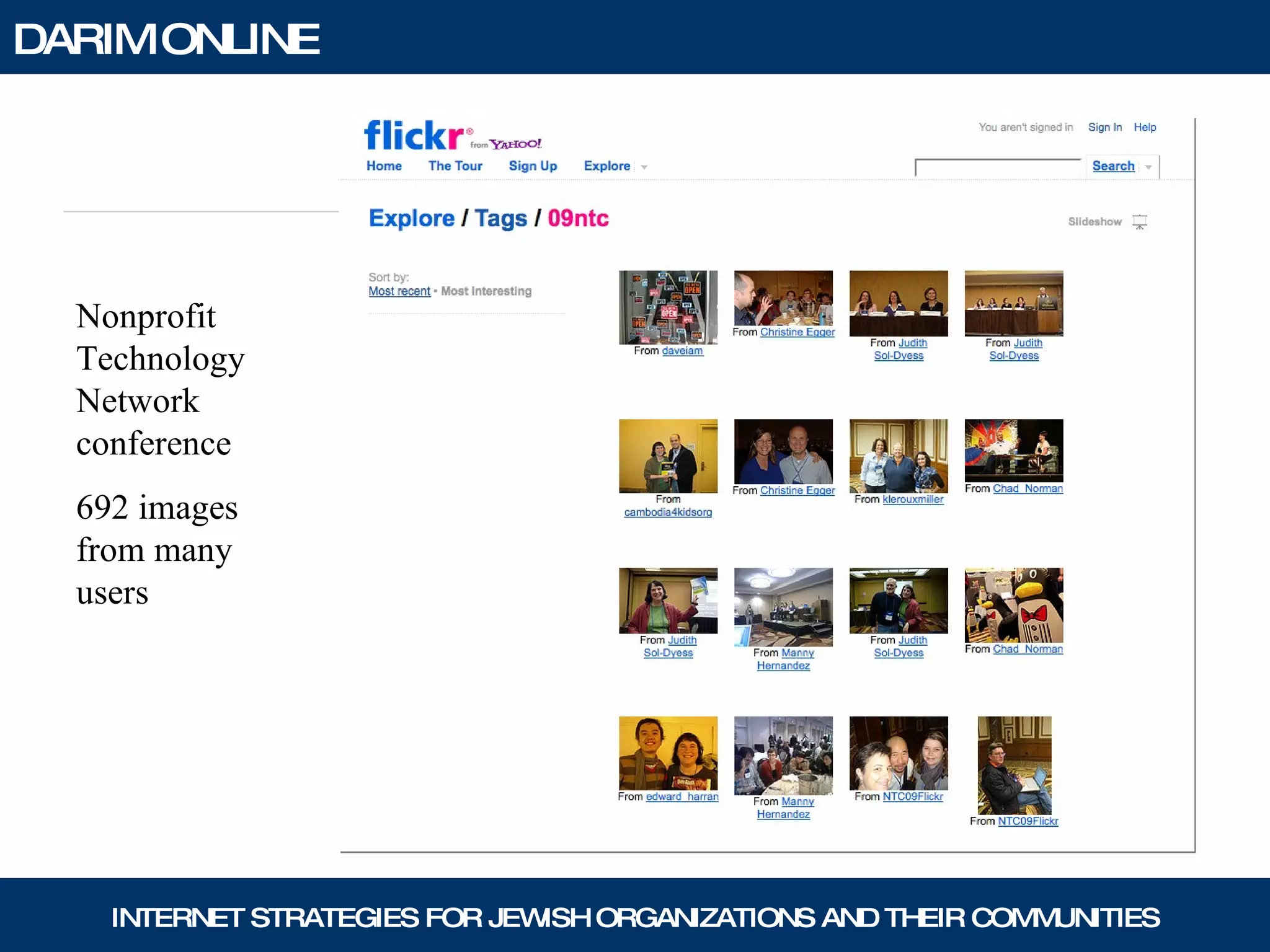 Nonprofit Technology Network conference 692 images from many users 