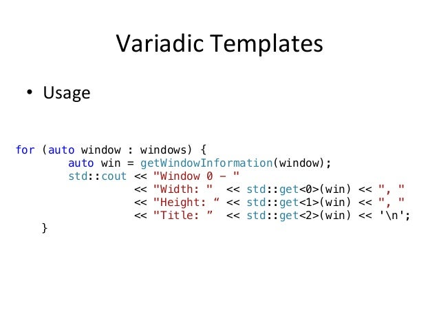 c variable arguments vs variadic templates milot shala c oscal2014 c variable arguments vs variadic templates milot shala c oscal2014