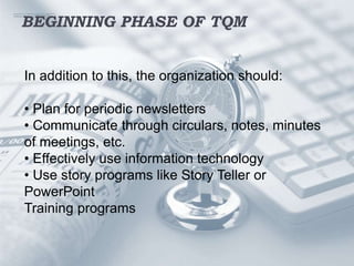 Tqm implementation | PPTX