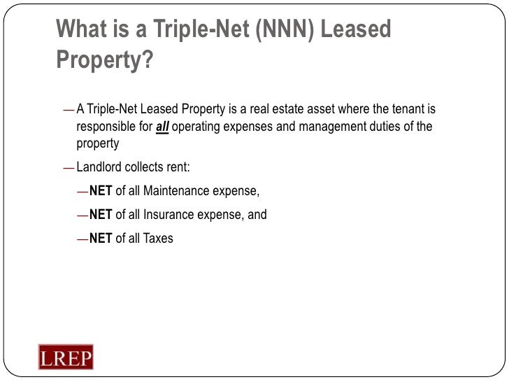 What is NNN Real Estate?