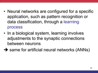 introduction to neural network and fuzzy logic | PDF