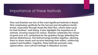Dashain and tihar slides from vacation homework | PPT