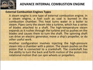 Advance internal Combustion Engine | PPTX