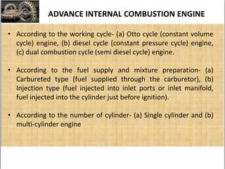 Advance internal Combustion Engine | PPTX