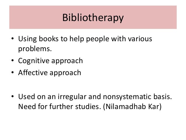 Mariann V 230 Ring Bibliotherapy As A Method To Ensure