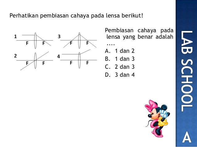 Soal Un Pembiasan Cahaya Dan Kunci Jawaban Paling Pintar