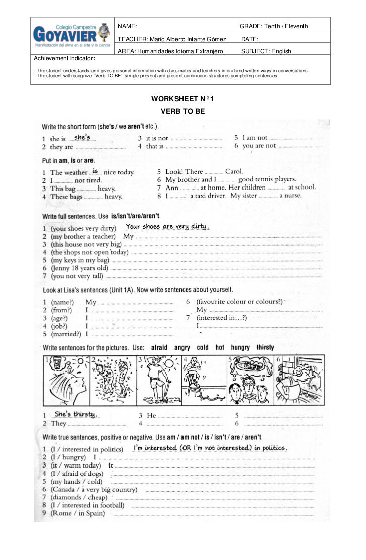 english worksheet