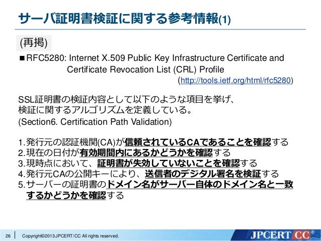 Apache Commonsのhttpclientに おけるsslサーバ証明書検証不備 Cve 2012 5783