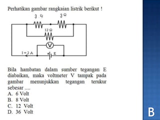 No.13 soal un 2012 fisika listrik dinamis | PDF