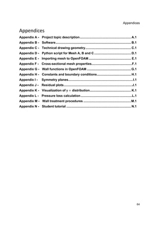 complex mesh generation with openFOAM thchnical | PDF