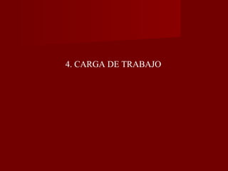 4. CARGA DE TRABAJO 