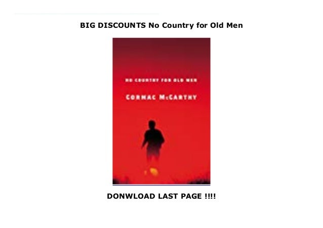 No Country For Old Men By Cormac Mccarthy Audiobook Audible Com