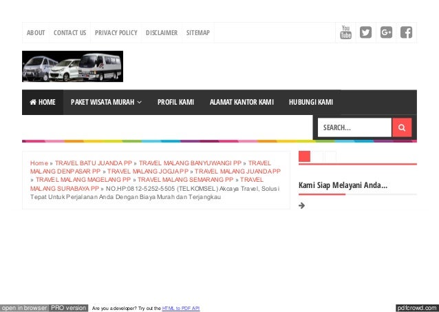 No hp081252525505daftarhargatravelmalangbandung