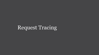 Request Tracing
 