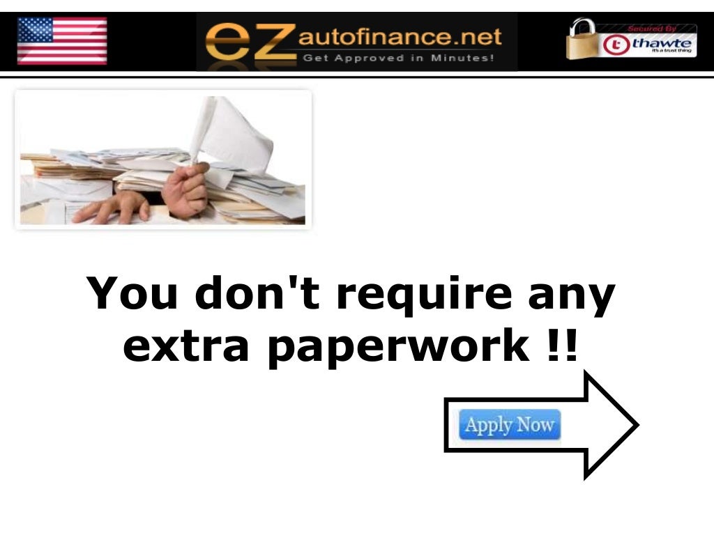 No Money Down Auto Loans Bad Credit Car Loans with Zero Down Payment