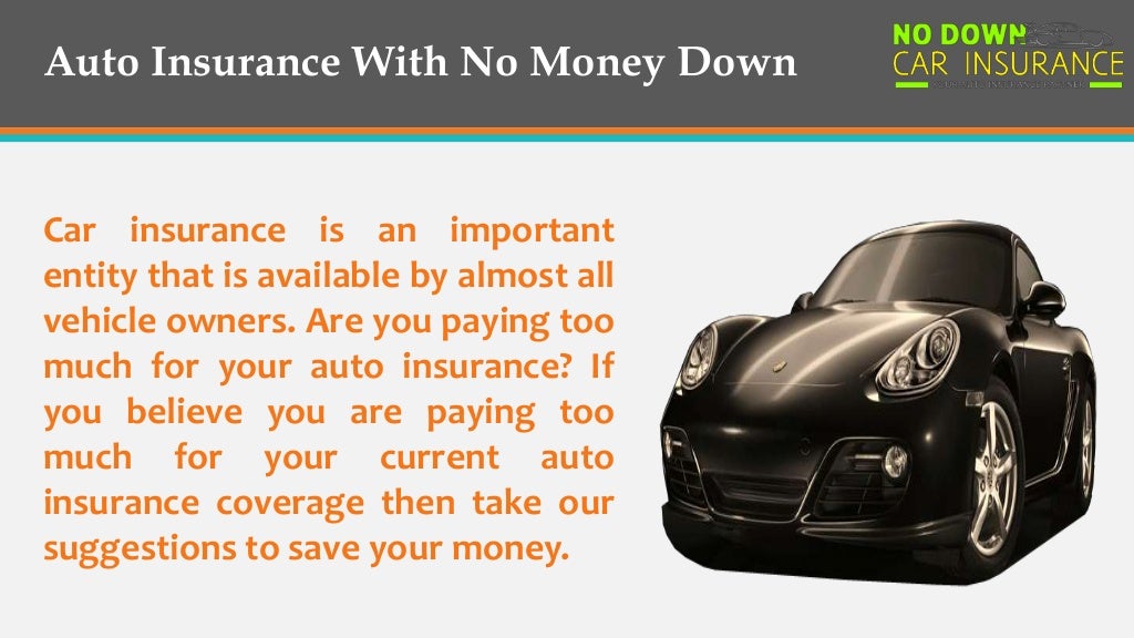 Tips to Get the Best No Money Down Car Insurance Policy Non Owner Car