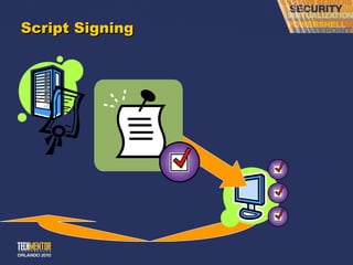 Script Signing 