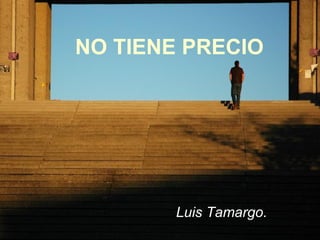 NO TIENE PRECIO Luis Tamargo.   