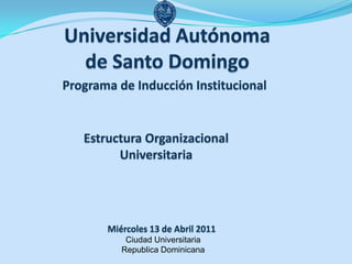 Ciudad Universitaria
Republica Dominicana
                        1
 