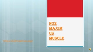 NO2
Maxim
us
Muscle
http://n02maximus.org/
 