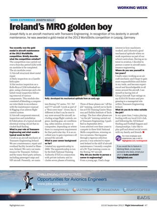 HUNDREDSOFJOBS@flightglobal.com/jobsRECRUITMENT
44 | Flight International | 10-16 September 2013 flightglobal.com
A proposed dynamic airline in the
Republic of Serbia is seeking an
expression of interest from
candidates interested in the
following roles
Licensed Aircraft Engineer
The right candidate will need
● Valid aircraft maintenance license (ICAOII, EASA66)
● Post holder must have a minimum of 5 years’
experience within line maintenance, of which 3
years in a similar role.
● Formal technical training on (A319/A320 – B737CL
– ATR72) aircraft type
● Excellent knowledge of line maintenance
operations
● Excellent knowledge of aviation regulations (e.g.
JAA, EASA, FAA)
● High standard of English language
● High standard of computer literacy (MS Office
applications)
Licensed Aircraft Technician
The right candidate will need
● High School Diploma or equivalent
● Formal aircraft apprenticeship or equivalent
● Minimum 2 years line maintenance experience
● Excellent knowledge of aviation regulations
Applications from citizens of the Republic Of
Serbia are strongly encouraged.
Please send all applications to
enggrecruitment.serbia@gmail.com
Deadline for applications is the 30th September
If you’re ready to depart from your
job, start with jobs.flightglobal.com
THE job site for the aviation and
aerospace industry.
Ready to depart
from your job?
Print Online Mobile
Your industry, your job site
 